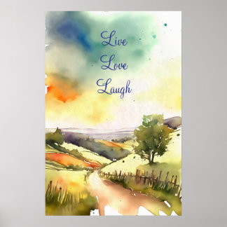 Wall Art Motivational Watercolor Poster 93