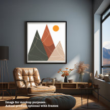 Wall Art Nordic Hills no Poster do Dia
