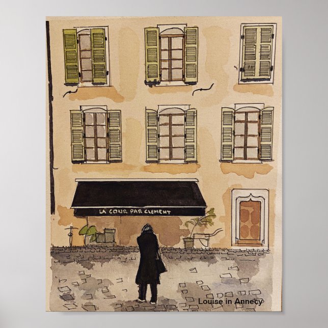 Wall poster French Scene (Frente)
