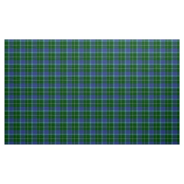 Wallace Tartan Xadrez Azul Tecido Verde (Jarda)