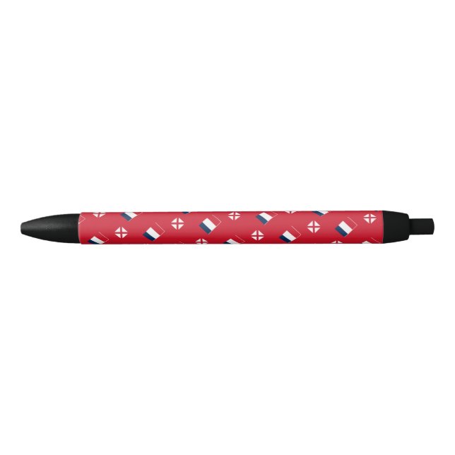 Wallis e Futuna Flag Ballpoint Caneta (Frente)
