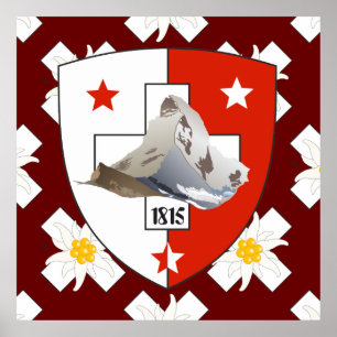 Wallis Valais Suíça Suisse poster