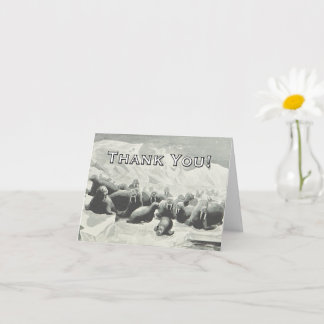 Walrus Herd "Obrigado!" Cartão