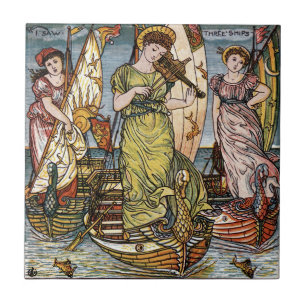 Walter Crane Navios, Senhoras Graciosas, Art Nouve