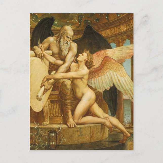 Walter Crane - O Roll do Cartão Postal do Destino (Frente)