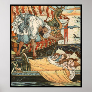 Walter Crane - Princesa Belle-Etoile 2 Poster