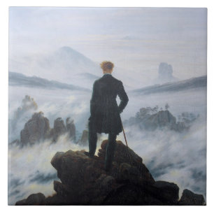 Wanderer Acima do Mar de Nevoeiro (por C.D. Friedr