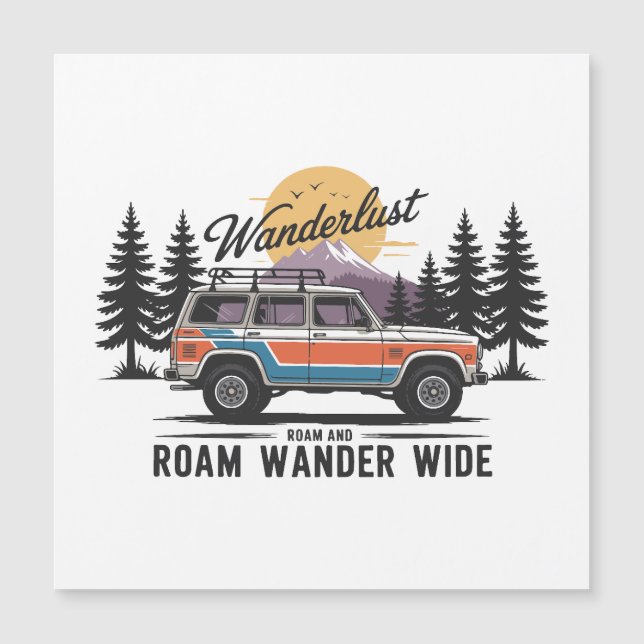 Wanderlust Camper - Roam e Roam Wander Wide (Frente)