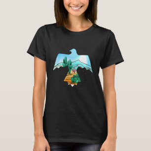 Wanderlust Voo Alto Perde-Se Nas Camisetas De Cami