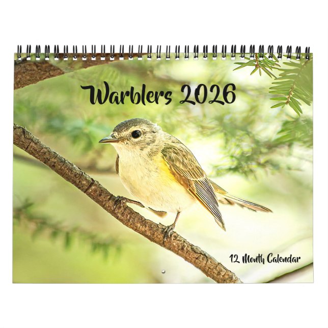 Warblers Calendário de Parede de 12 Meses 2026 (Capa)