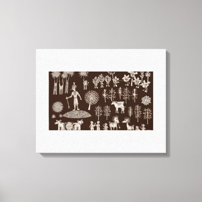 Warli Paint Canvas (Frente)