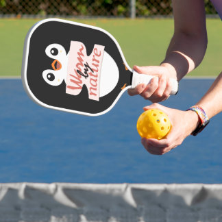 Warm by nature: Adorable Penguin with Playful Text