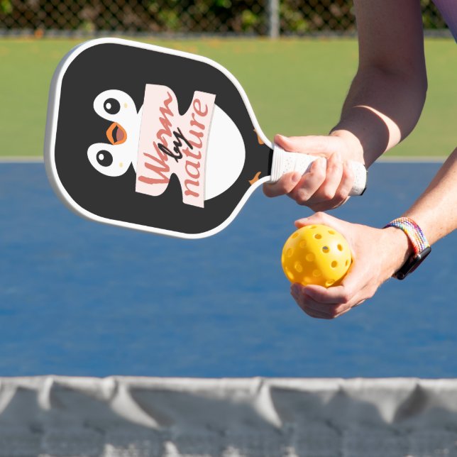 Warm by nature: Adorable Penguin with Playful Text (Insitu)