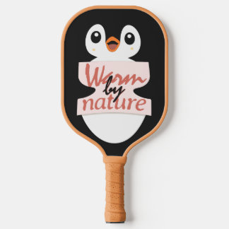 Warm by nature: Adorable Penguin with Playful Text