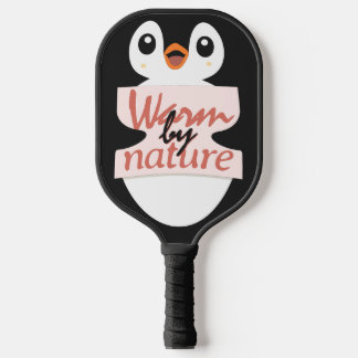 Warm by nature: Adorable Penguin with Playful Text
