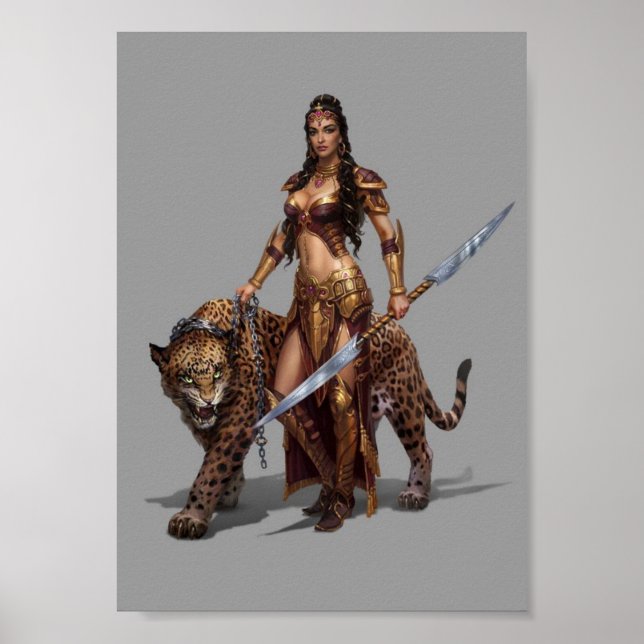 Warrior Princess Poster (Frente)