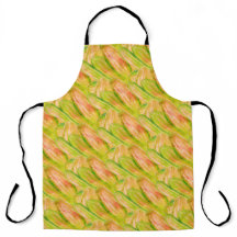 Wasabi Verde Terroso Arte Floral Abstrato
