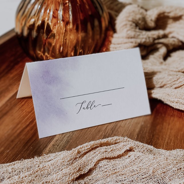 Wash de Aquarela | Cartão de Casamento Dobrado em  (Criador carregado)