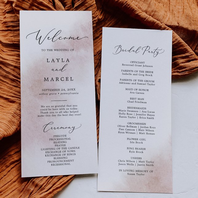 Wash de Aquarela | Programa Blush Wedding (Criador carregado)