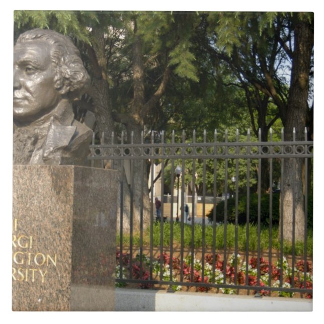 Washington, C.C., estátua de George Washington, (Frente)