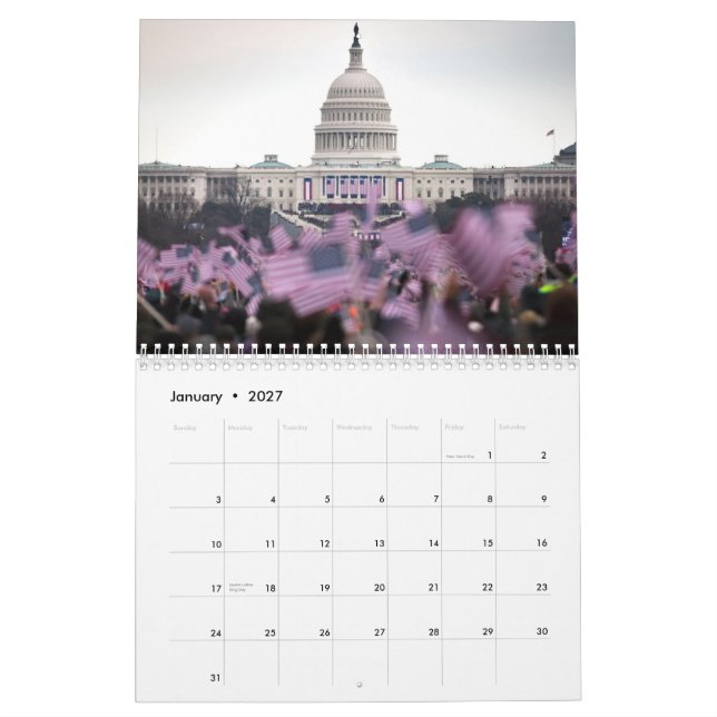 Washington C.C. Fotografia Calendário (Jan 2027)