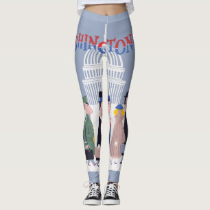 Washington D.C. Leggings femininas