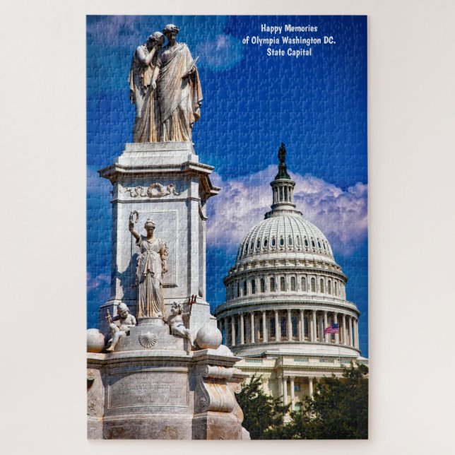 Washington DC. Capitólio Estadual. Quebra-cabeça (Vertical)
