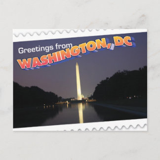 Washington, DC - cartão postal Washington Monument