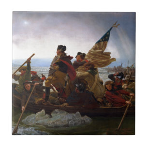 Washington que cruza o Delaware por Emanuel Leutze