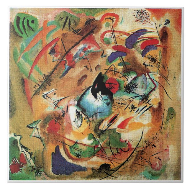 Wassily Kandinsky - Improvisação, Sonhador, (Frente)