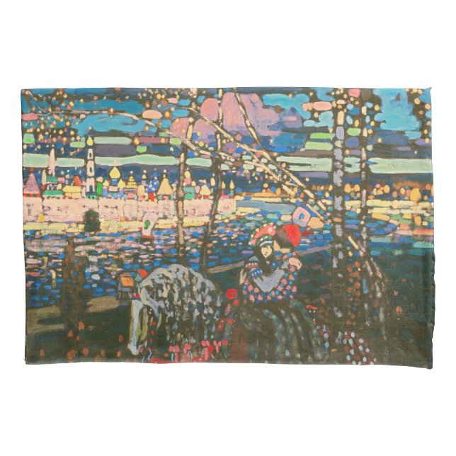 Wassily Kandinsky O Casal a Cavalo Arte Russa (Frente)