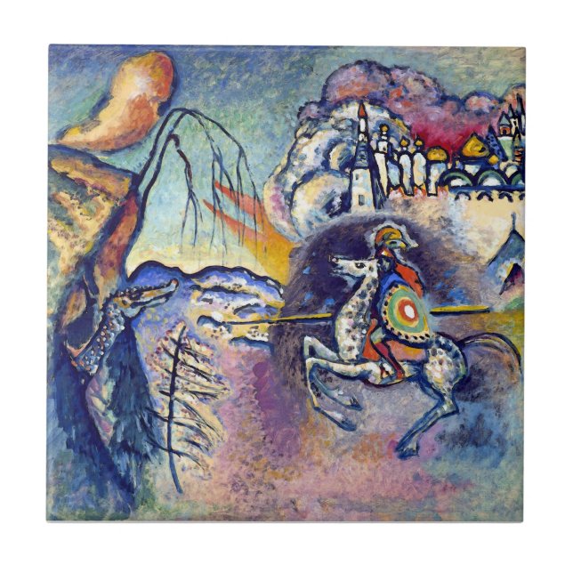 Wassily Kandinsky - São Jorge & Os Cavaleiros (Frente)