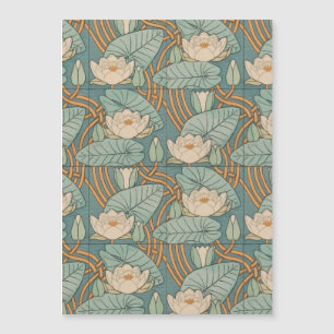 Water Lily Art Nouveau Nature