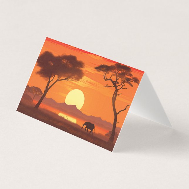 Watercolor African Safari (Frente)