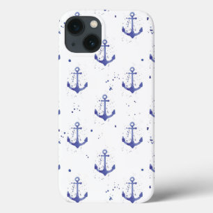 Watercolor Anchor Pattern 2