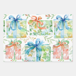 Watercolor Birthday Presente