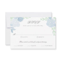 Watercolor Crest Botânica Floral Weding RSVP