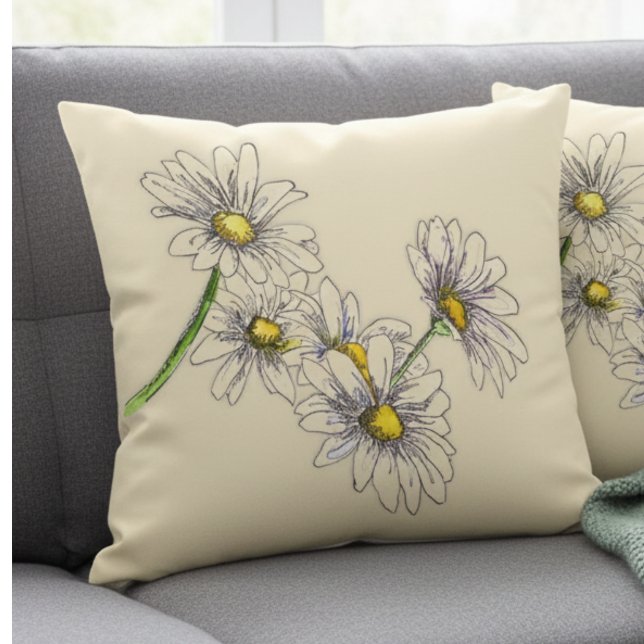 Watercolor Daisy Boho Family Christmas Gift (Criador carregado)