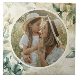 Watercolor Deixa Foto Personalizada Padrão