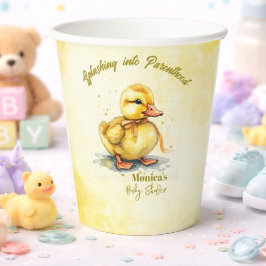 Watercolor Duckling Splash Gender Neutral