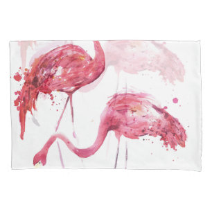 Watercolor Flamingos, Elegante Design.