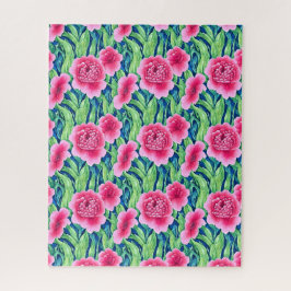 Watercolor Floral Jigsera Quebra-cabeça