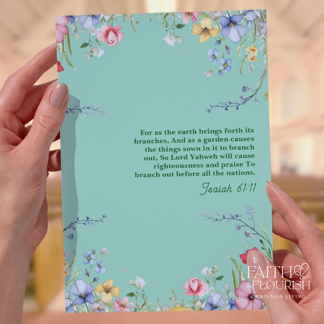 Watercolor Floral Scripting Bulletin (Criador carregado)