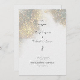 Watercolor Forma Convite Para Casamento De Largura