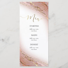 watercolor ink marble Menu