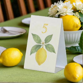 Watercolor Lemon Birthday