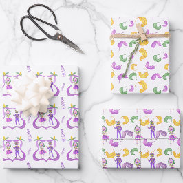 Watercolor Mardi Gras Party