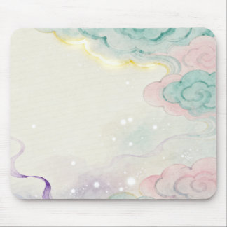 Watercolor Oriental Cloud Fantasy Mousepad