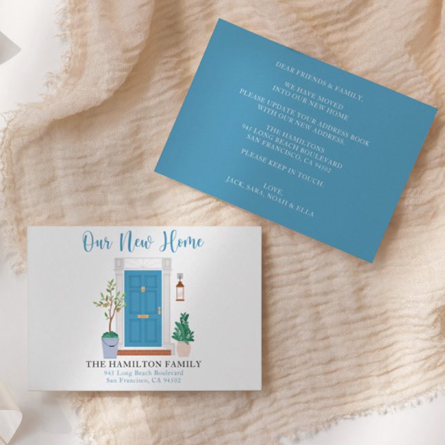 Watercolor Que Mudamos De Novo Anúncio Em Casa (Criador carregado)