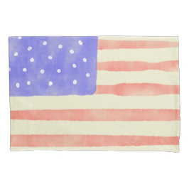 Watercolor rustic bandeira americana